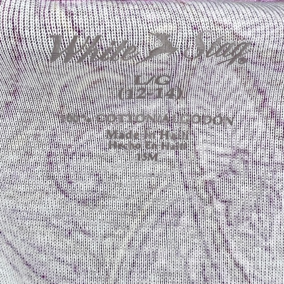 White Stag Purple Cotton Knit Long Sleeve Shirt - Picture 3 of 7